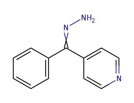 Molecular Structure of 91396-85-9 (4-[hydrazinylidene(phenyl)methyl]pyridine)