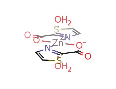 bis(κ2-N,O-thiazole-2-carboxylate)diaquazinc(II)