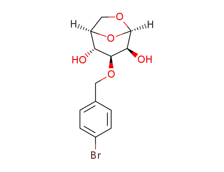 1,6-anhydro-3-O-(4-bromobenzyl)-β-D-mannopyranoside