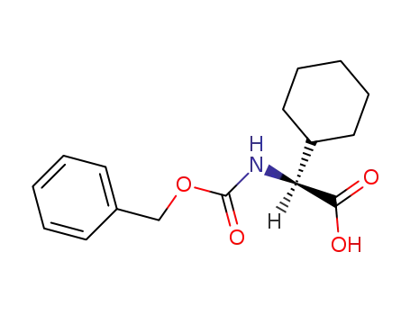 Molecular Structure of 69901-75-3 (Cbz-Cyclohexyl-L-glycine)