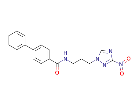 N-[3-(3-nitro-1H-1,2,4-triazol-1-yl)propyl]-4-phenylbenzamide