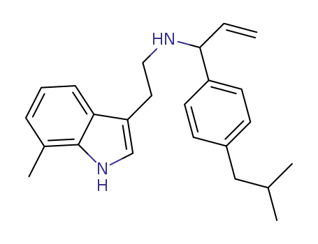 1-(4-isobutylphenyl)-N-(2-(7-methyl-1H-indol-3-yl)ethyl)prop-2-en-1-amine