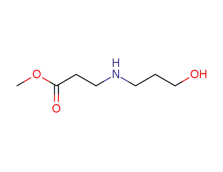 Molecular Structure of 10494-79-8 (Methyl 3-[(3-hydroxypropyl)amino]propanoate)