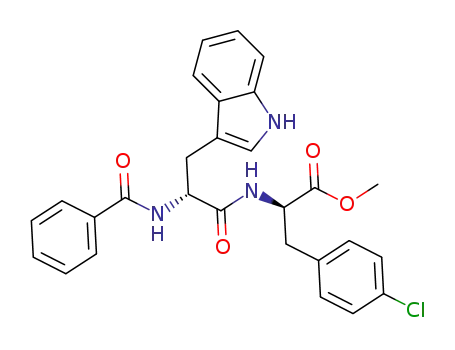 N-(N-benzoyl-D-tryptophanyl)-para-chloro-D-phenylalanine methyl ester