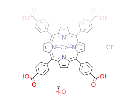 [[meso-tetra(4-carboxyphenyl)porphyrinato]cobalt(III)]Cl·7H2O