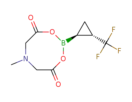 trans-2-(trifluoromethyl)cyclopropylboronic diester of N-methyliminodiacetic acid
