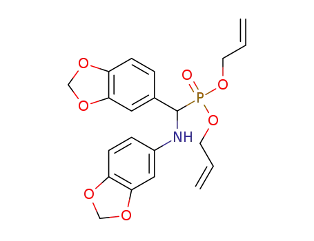 diallyl (benzo[d][1,3]dioxol-5-yl(benzo[d][1,3]dioxol-5-ylamino)methyl)phosphonate