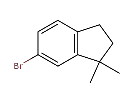 Molecular Structure of 67159-88-0 (6-bromo-1,1-dimethylindan)