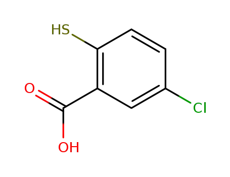 Benzoic acid,5-chloro-2-mercapto-