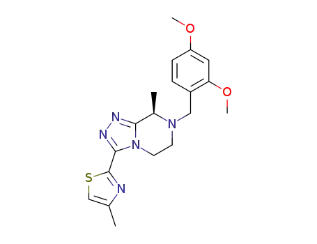 (R)-2-(7-(2,4-dimethoxybenzyl)-8-methyl-5,6,7,8-tetrahydro-[1,2,4]triazolo[4,3-a]pyrazin-3-yl)-4-methylthiazole