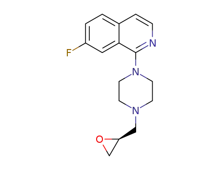7-fluoro-1-(4-{[(2S)-oxiran-2-yl]methyl}piperazin-1-yl)isoquinoline