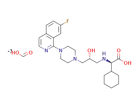 (2R)-cyclohexyl({(2R)-3-[4-(7-fluoroisoquinolin-1-yl)piperazin-1-yl]-2-hydroxypropyl}amino)acetic acid formate
