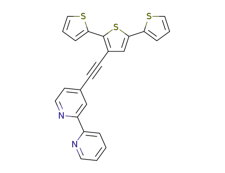 4-([2,2':5',2''-terthiophen]-3'-ylethynyl)-2,2'-bipyridine