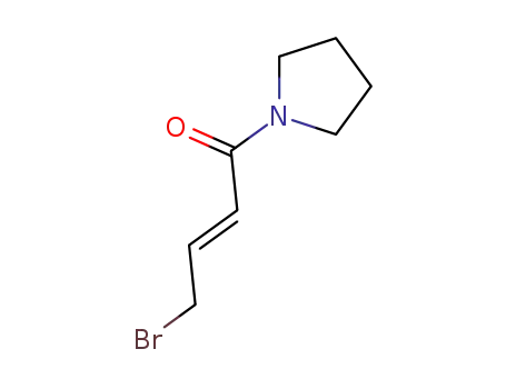 (E)-4-bromo-1-(pyrrolidin-1-yl)but-2-en-1-one