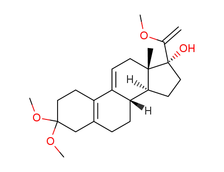 3,3-dimethoxy-17α-hydroxy-20-methoxy-19-norpregna-5(10),9(11),20-triene