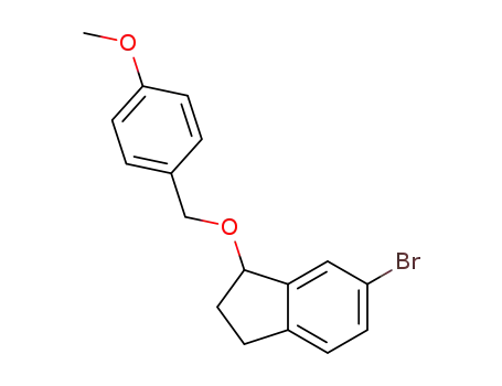 6-bromo-1-((4-methoxybenzyl)oxy)-2,3-dihydro-1H-indene