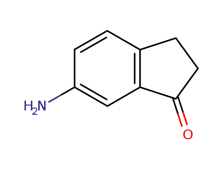 Molecular Structure of 69975-65-1 (6-AMINOINDANONE)