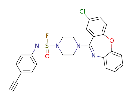 4-(2-chlorodibenzo[b,f][1,4]oxazepin-11-yl)-N-(4-ethynylphenyl)piperazine-1-sulfonimidoyl fluoride