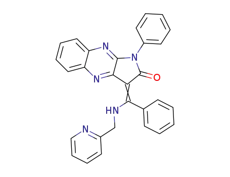 3-[(2-pyridylmethylamino)phenylmethylidene]-1,3-dihydro-2H-1-phenylpyrrolo[2,3-b]quinoxalin-2-one