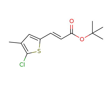 tert-butyl (E)-3-(5-chloro-4-methylthiophen-2-yl)acrylate