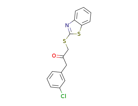 1-(benzo[d]thiazol-2-ylthio)-3-(3-chlorophenyl)propan-2-one