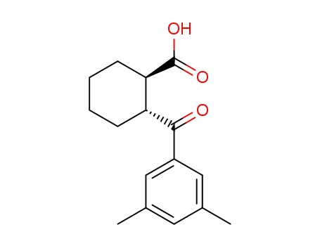 trans-2-(3,5-dimethylbenzoyl)cyclohexane-1-carboxylic acid