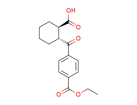 trans-2-(4-(ethoxycarbonyl)benzoyl)cyclohexane-1-carboxylic acid