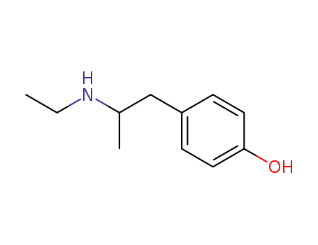 Molecular Structure of 69389-96-4 (4-hydroxyethylamphetamine)