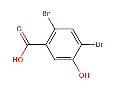 2,4-Dibromo-5-hydroxybenzoic acid