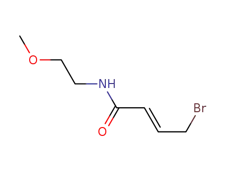 (E)-4-bromo-N-(2-methoxyethyl)but-2-enamide