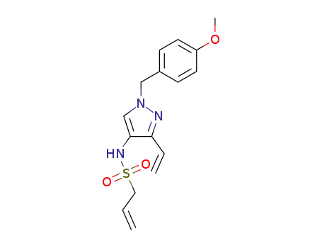 N‐(1‐(4-methoxybenzyl)-3‐vinyl-1H-pyrazol‐4-yl)prop‐2‐ene-1‐sulfonamide