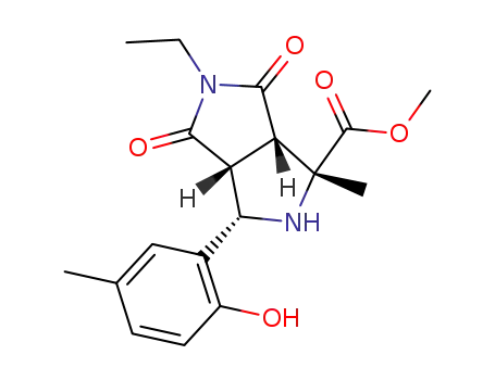 methyl (1R,3S,3aR,6aS)-5-ethyl-3-(2-hydroxy-5-methylphenyl)-1-methyl-4,6-dioxooctahydropyrrolo[3,4-c]pyrrole-1-carboxylate