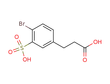 3-(4-bromo-3-sulfo-phenyl)-propionic acid