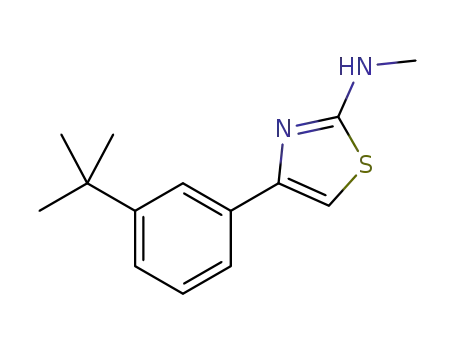 N-methyl-4-(3-tert-butylphenyl)thiazole-2-amine