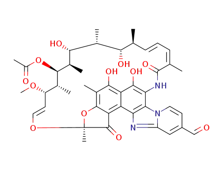 4'-formyl-4-desoxypyrido[1',2'-1,2]imidazo[5,4-c]rifamycin SV