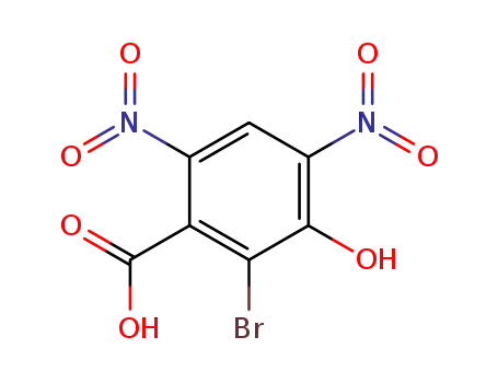 2-bromo-3-hydroxy-4,6-dinitro-benzoic acid