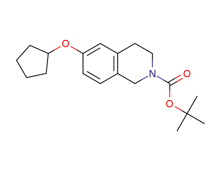 6-(cyclopentyloxy)-3,4-dihydroisoquinoline-2(1H)-carboxylic acid tert-butyl ester