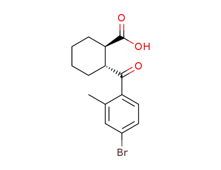 trans-2-(4-bromo-2-methylbenzoyl)cyclohexane-1-carboxylic acid