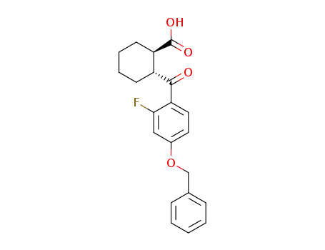 trans-2-[4-(benzyloxy)-2-fluorobenzoyl]cyclohexane-1-carboxylic acid
