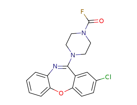 4-(2-chlorodibenzo[b,f][1,4]oxazepin-11-yl)piperazine-1-carbonyl fluoride