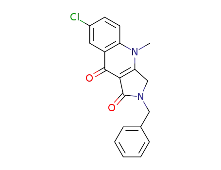 2-benzyl-7-chloro-4-methyl-2,3-dihydro-1H-pyrrolo[3,4-b]quinoline-1,9(4H)-dione