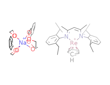 [Na(benzo-12-crown-4)2][Re(η5-Cp)(N,N′-bis(2,6-diisopropylphenyl)-3,5-dimethyl-β-diketiminate)]