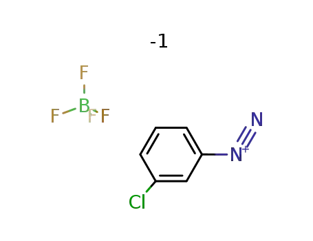 Molecular Structure of 456-39-3 (3-chlorobenzenediazonium tetrafluorborate)