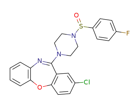 2-chloro-11-(4-((4-fluorophenyl)sulfinyl)piperazin-1-yl)dibenzo-[b,f ][1,4]oxazepine
