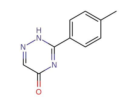 Molecular Structure of 36993-93-8 (1,2,4-Triazin-5(2H)-one, 3-(4-methylphenyl)-)