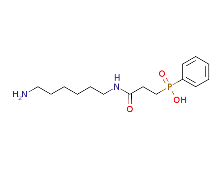 (3-((6-aminohexyl)amino)-3-oxopropyl)(phenyl)phosphinic acid