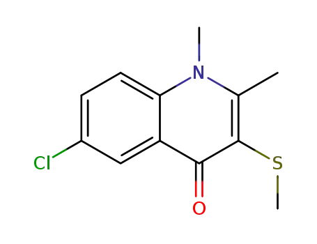 6-chloro-1,2-dimethyl-3-(methylthio)quinolin-4(1H)-one