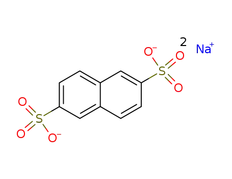 Molecular Structure of 1655-45-4 (2,6-Naphthalenedisulfonic acid disodium salt)