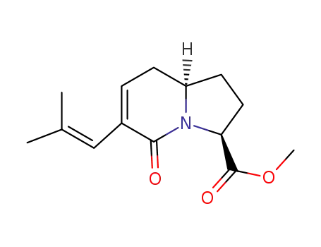 (3S,8aR)-6-(2-methylprop-1-en-1-yl)-5-oxo-1,2,3,5,8,8a-hexahydroindolizine-3-carboxy methyl ester