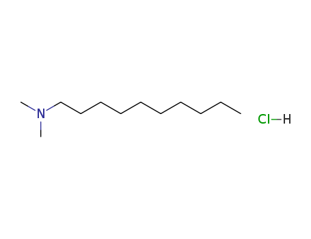 Molecular Structure of 10237-16-8 (1-Decanamine, N,N-dimethyl-, hydrochloride)